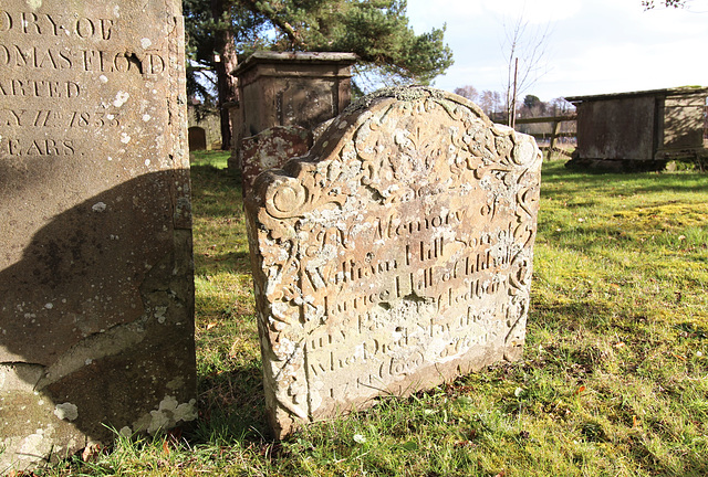 Memorial to William Hill, Putley Churchyard, Herefordshire