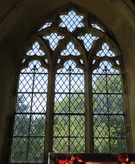 biddenden church, kent  (15)c14 tracery in the north aisle