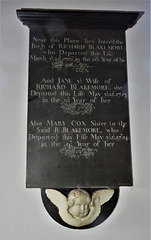 wollaton church, notts ; c18 tomb of richard blakemore +1751