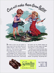Stride Rite Shoes Ad, c1955