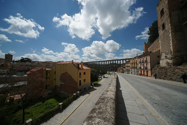 Looking Down To The Aqueduct