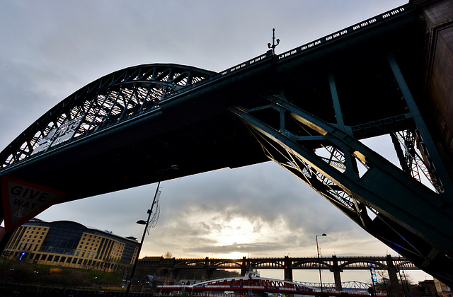 Under the Tyne Bridge