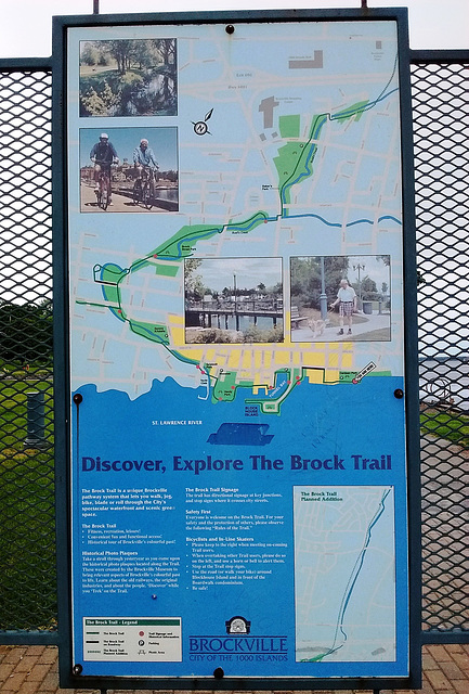 Brock trail in blue