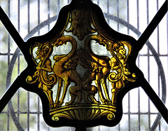 biddenden church, kent  (17)mid-late c16 satyrs and harpies glass