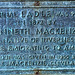 Plaque on the side of The General's Well, River Ness