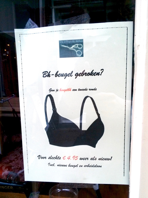 Kampen 2016 – Broken bra? Get it repaired for € 4.95