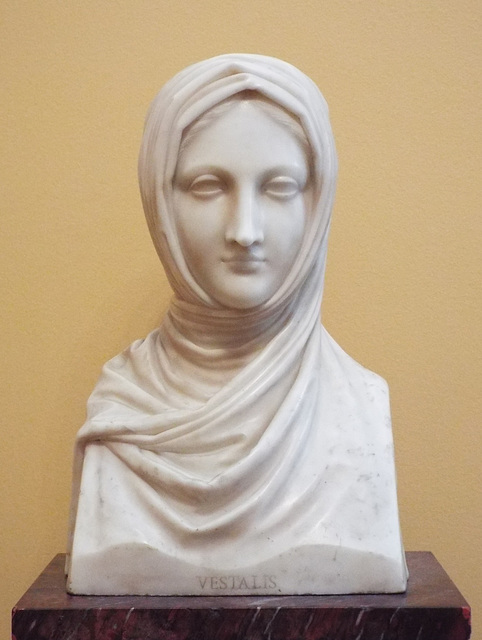 Herm of a Vestal Virgin by Canova in the Getty Center, June 2016