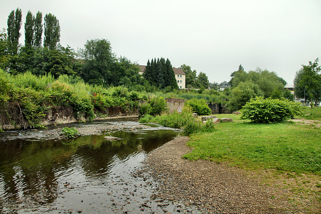 Die Ennepe am ehemaligen Kraftwerksgelände (Gevelsberg) / 24.06.2018