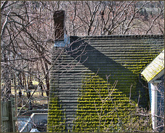 The chimney's two shadows