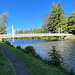 Suspension footbridge across the River Ness