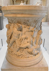 Puteal (wellhead) with Narcissus and Echo, and Hylas and the Nymphs in the Metropolitan Museum of Art, August 2019