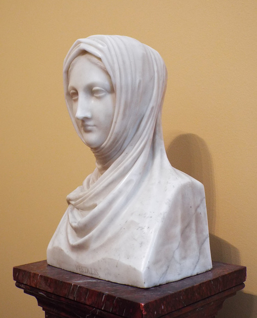 Herm of a Vestal Virgin by Canova in the Getty Center, June 2016