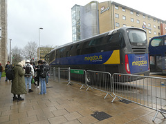 Prospect Coaches (Megabus contractor) 151 (PR19 STU) in Norwich - 9 Feb 2024 (P1170481)
