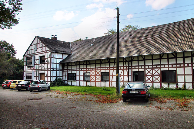 Fachwerkbau an der Böskenstraße (Voerde-Friedrichsfeld) / 5.10.2024