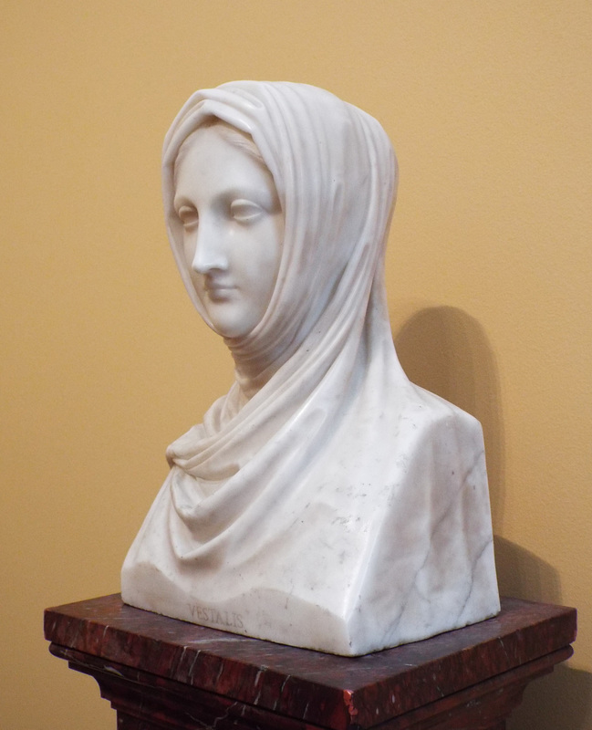 Herm of a Vestal Virgin by Canova in the Getty Center, June 2016