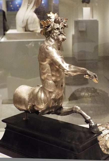 Silver Rhyton in the Form of a Centaur in the Metropolitan Museum of Art, July 2016