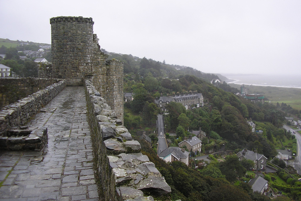 On The Walls Of Harlech Castle