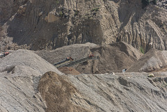 eine etwas exponierte Baustelle am Mont Salève  (© Buelipix)