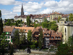 Die Berner Altstadt mit dem Berner Münster