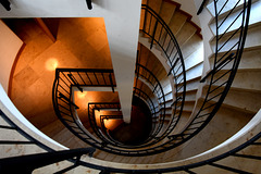 Curly stairs and curly fences!