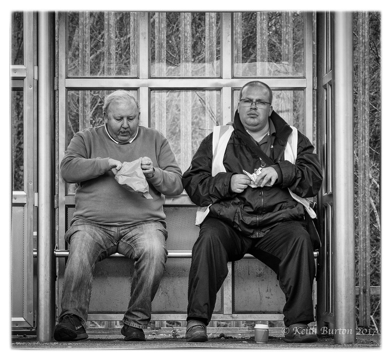 Two Men on a Bench