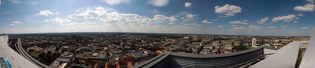 Blick über Leipzig