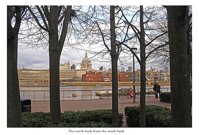 The City of London from the South Bank near Tate Modern ~ 12 12 2018