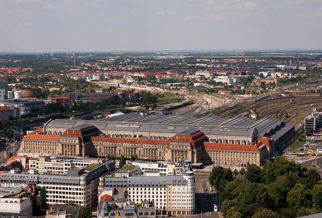 Blick über Leipzig