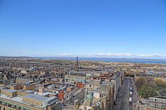 Views from the St Giles Monument in Princes Street