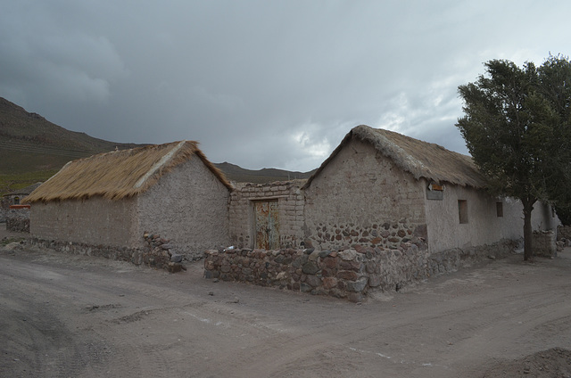 Bolivia, The Street in Chuvica Village