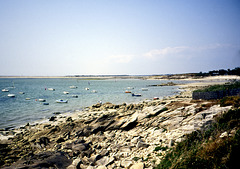 Bucht an der Halbinsel Quiberon.  (Diascan)