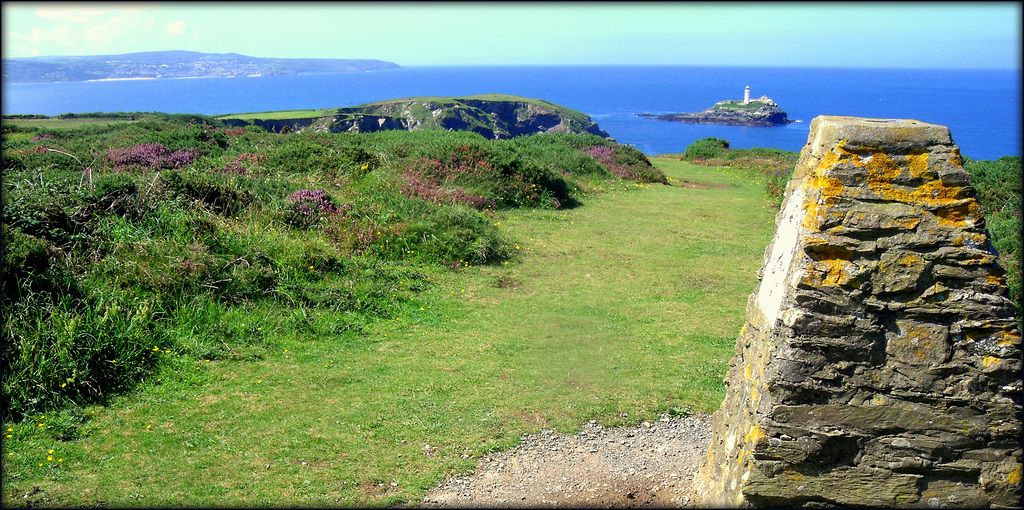 Godrevy from Reskajeage Downs.