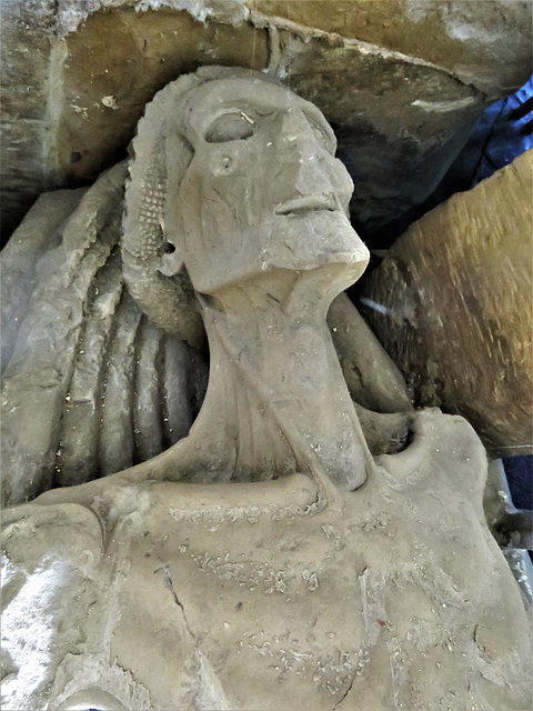 wollaton church, notts; c16 tomb of sir henry willoughby +1528 corpse