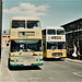 Viscount Bus and Coach B45 (KVF 245V) and B74 (PWY 40W) in Peterborough – 30 Apr 1994 (221-18)