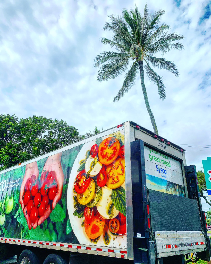 in front of Zippy's - Waialae Ave.