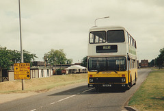 Viscount Bus and Coach B11 (F511 NJE) at Beck Row (RAF Mildenhall) – 27 May 1995 (267-6A)