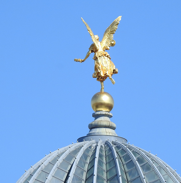 Fama von hinten, Dresden