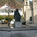 Brunnen vor der Kathedrale in Chur