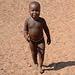 Namibia, Himba Boy in the Village of Onjowewe