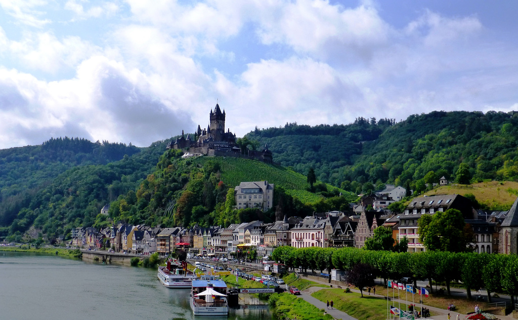 DE - Cochem - Blick auf die Reichsburg