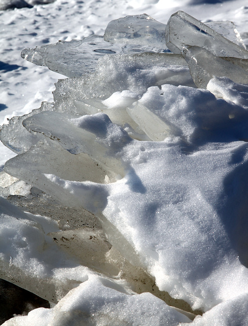 quand le fleuve agité se glace