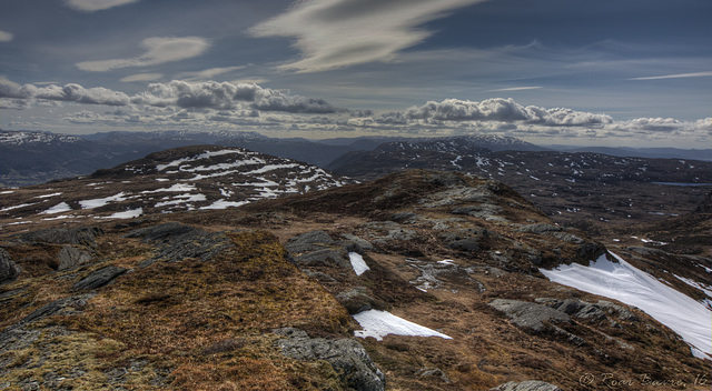 The view from Mt Heggelinuten