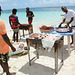 Zanzibar, Temporary Kitchen on the Sandbar (islet)