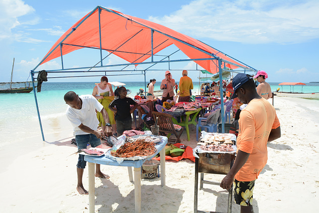 Zanzibar, Picnic on the Sandbar (islet)