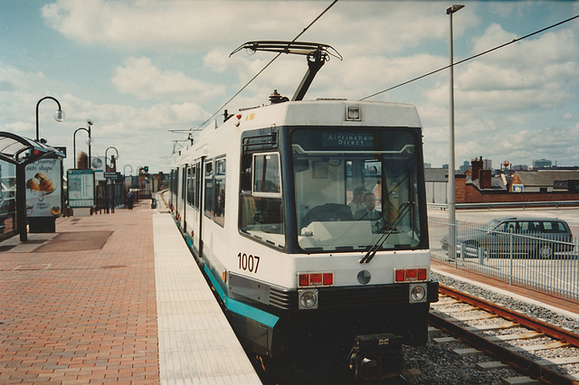 Manchester Metrolink 1007 - 14 Jul 1992