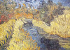 Detail of The Little Stream by Van Gogh in the Metropolitan Museum of Art, July 2023
