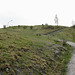 Path to the summit of the old pit mound at Baggeridge