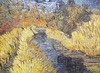 Detail of The Little Stream by Van Gogh in the Metropolitan Museum of Art, July 2023