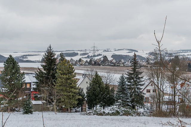 Chemnitz, Blick nach Klaffenbach