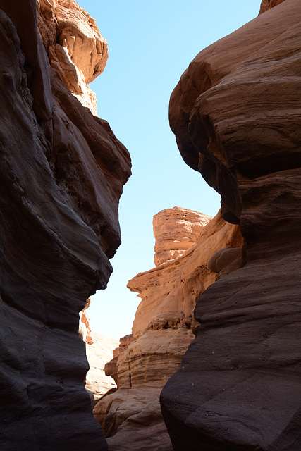 Israel, The Mountains of Eilat, Rocks above Red Canyon Israel, The Mountains of Eilat, Rocks above Red Canyon